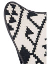 Chaise Lounge Graphique noir et blanc Chaise Lounge Graphique noir et blanc