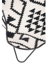 Chaise Lounge Graphique noir et blanc Chaise Lounge Graphique noir et blanc