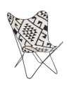 Chaise Lounge Graphique noir et blanc Chaise Lounge Graphique noir et blanc