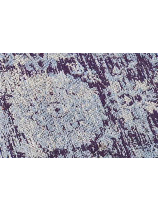 Tapis en coton bleu vieilli 200*290 cm Tapis en coton bleu vieilli 200*290 cm