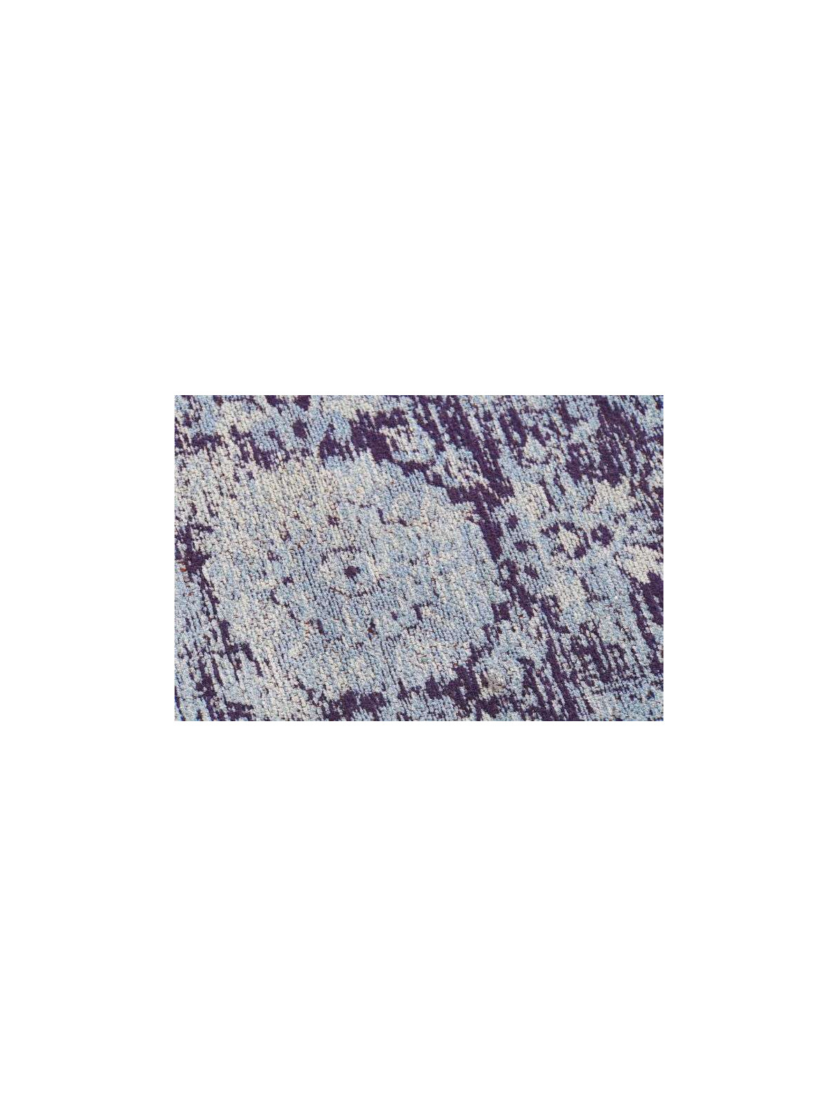 Tapis en coton bleu vieilli 200*290 cm