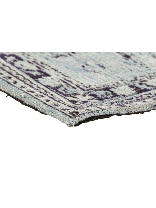 Tapis en coton bleu vieilli 200*290 cm Tapis en coton bleu vieilli 200*290 cm