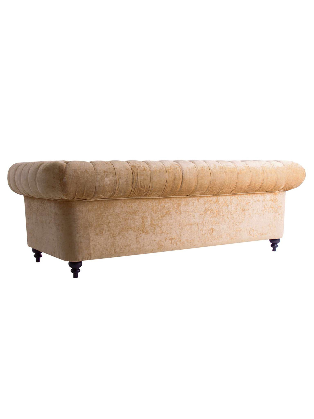 Canapé capitonné chesterfield beige chic