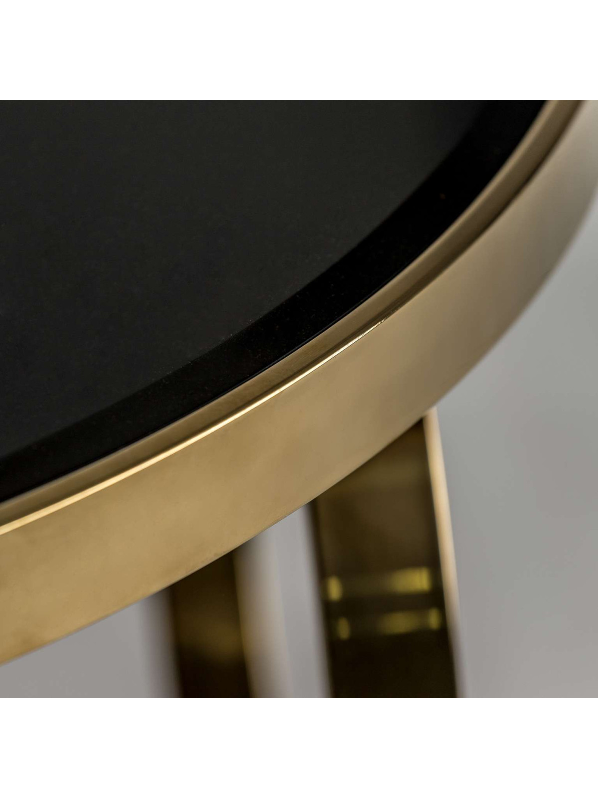 Table basse ronde anneaux