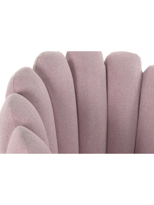 Fauteuil polyester MATAL coquillage rose Fauteuil polyester MATAL coquillage rose