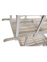 Chariot en sapin naturel marron Chariot en sapin naturel marron