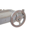 Chariot en sapin naturel marron Chariot en sapin naturel marron