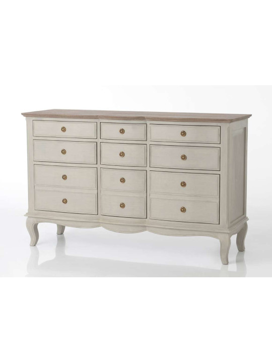 Commode Maddy beige grisé Amadeus