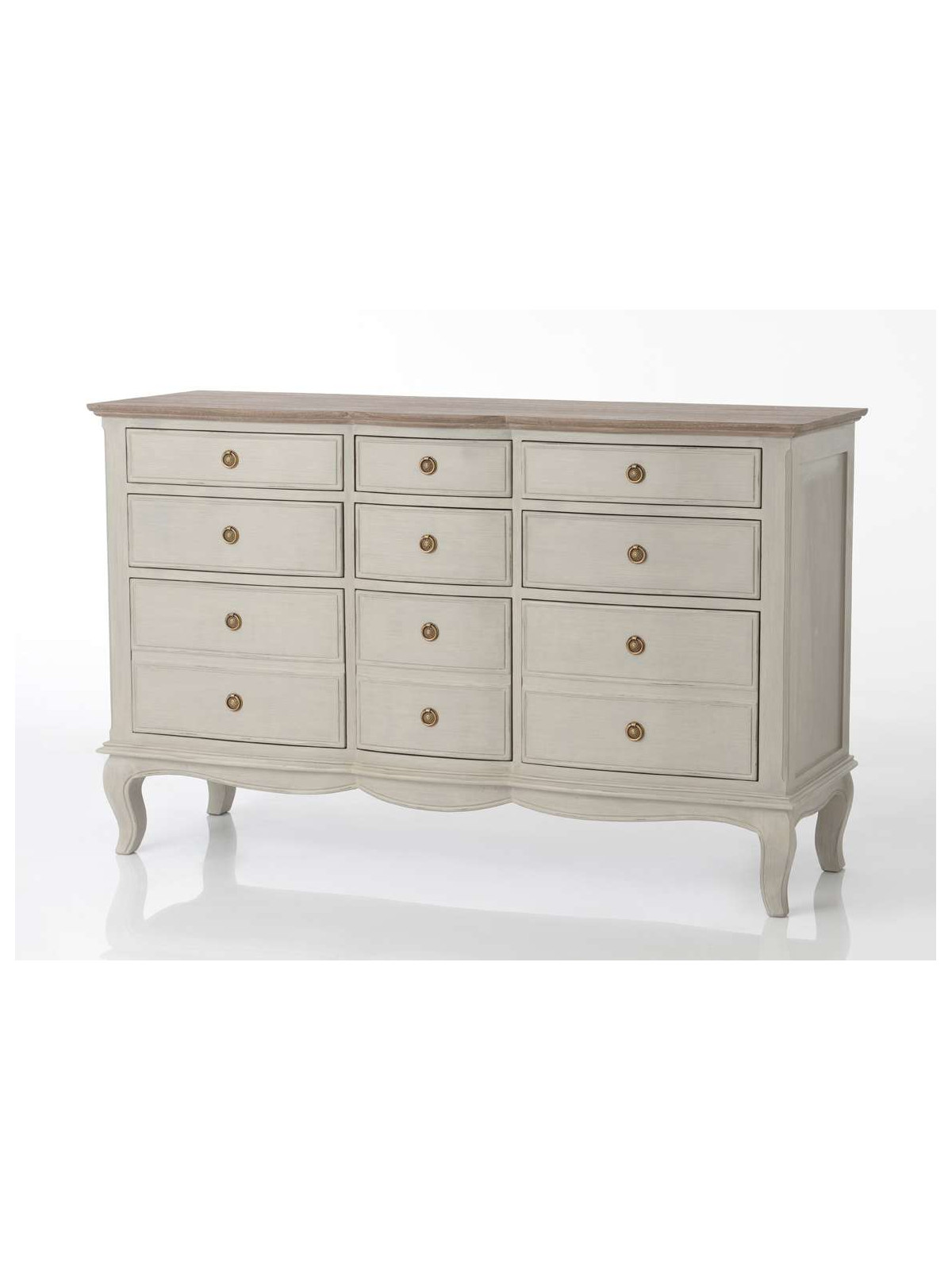 Commode Maddy beige grisé Amadeus