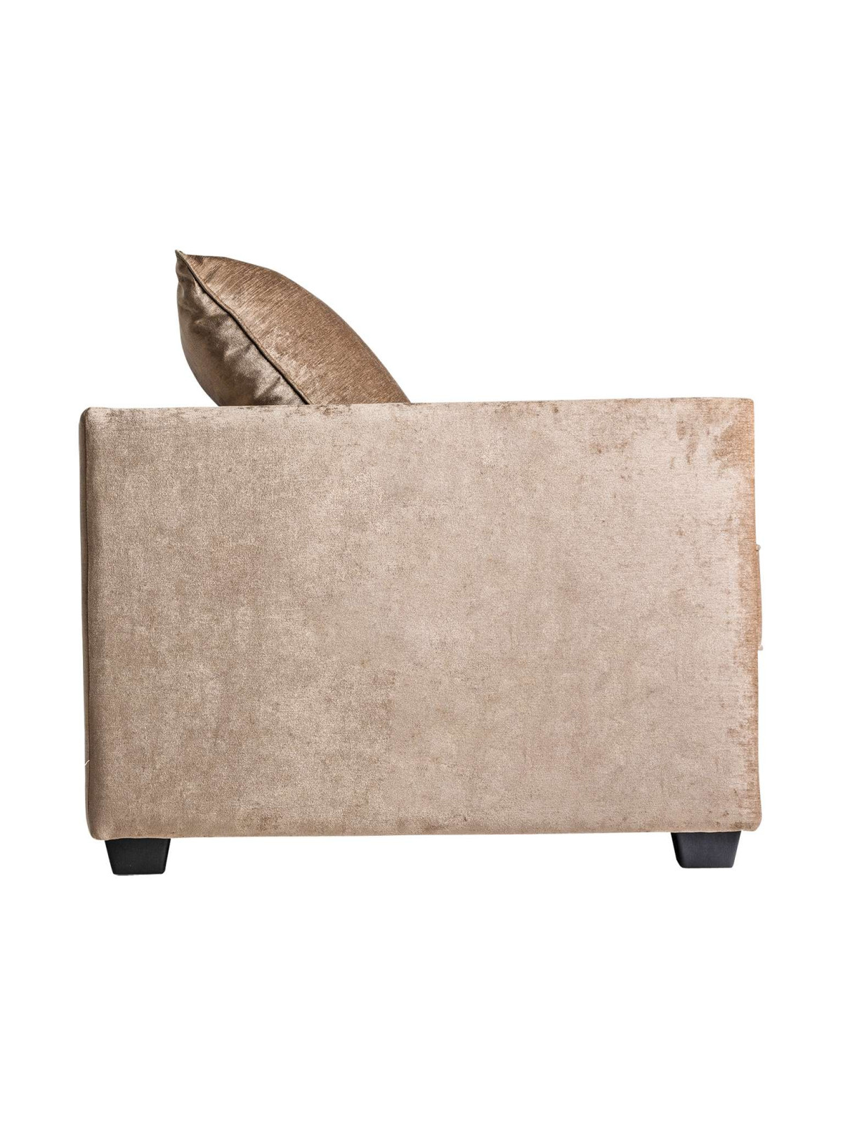 Canapé velours beige moderne