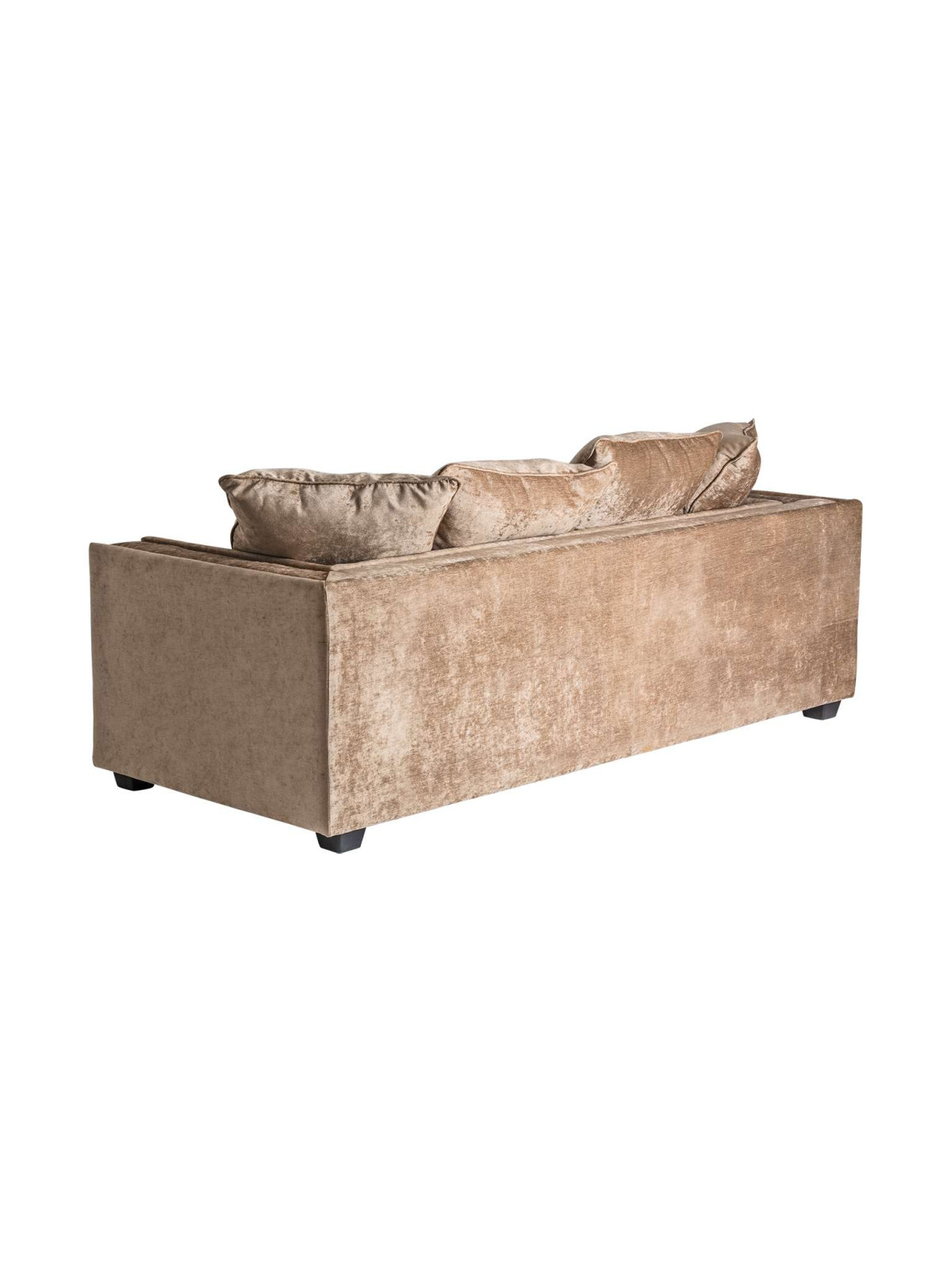 Canapé velours beige moderne