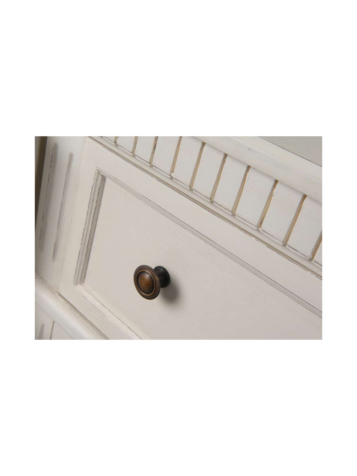 Commode Blanche 4 tiroirs Amadeus