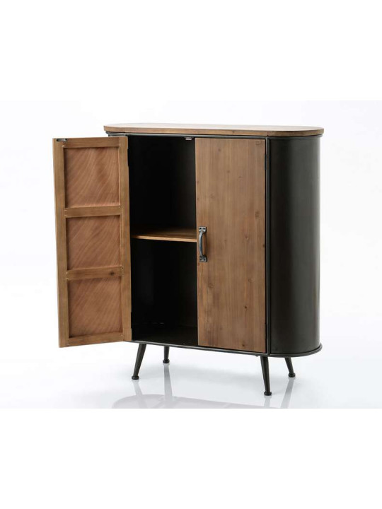 Armoire Eugène bois et métal Amadeus