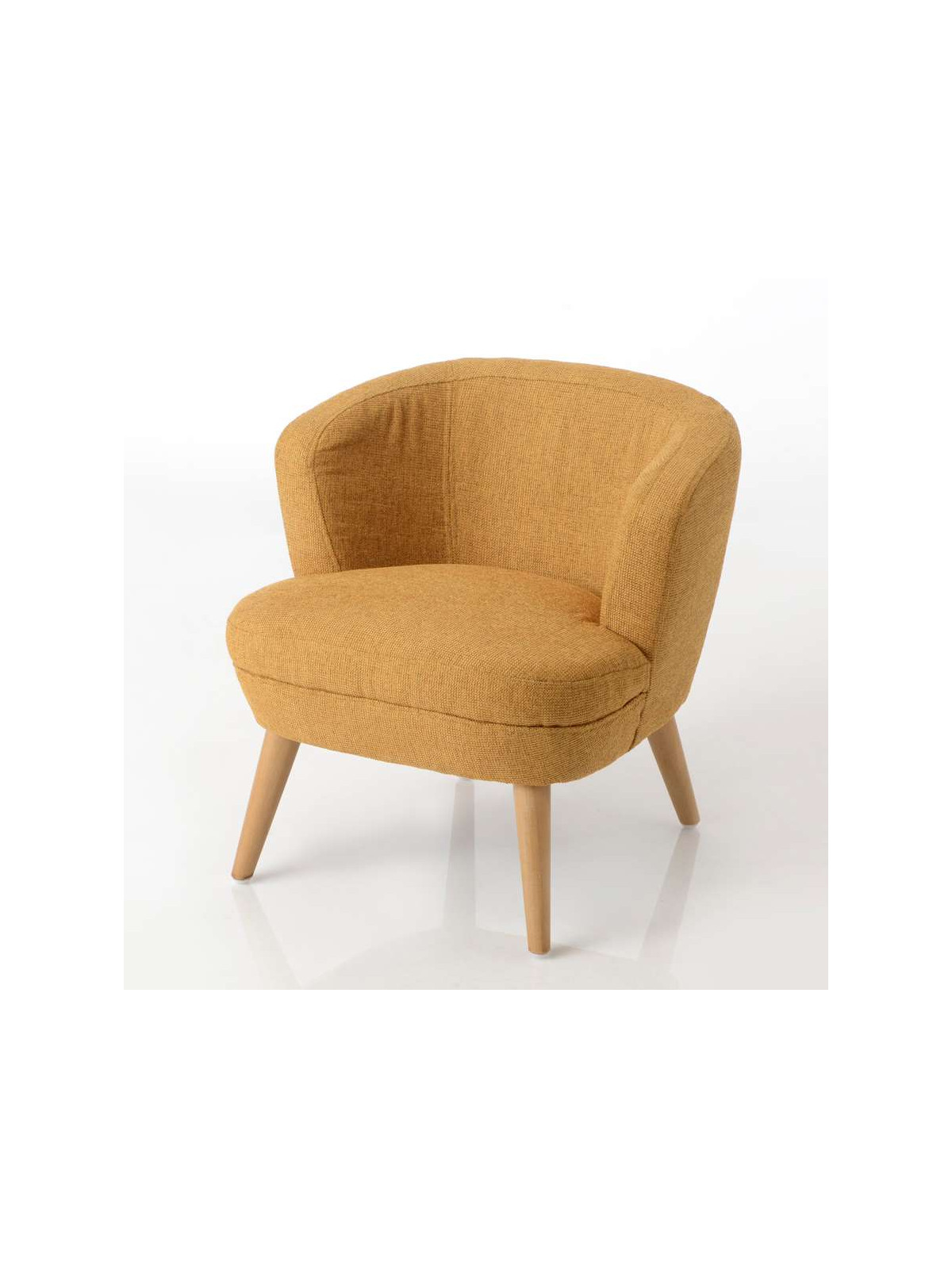 Fauteuil dagmar moutarde enfant