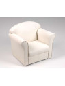 Fauteuil club blanc de la marque Amadeus