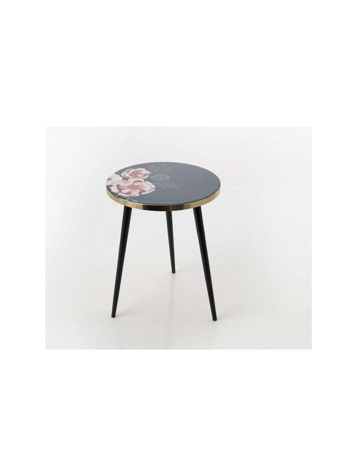 Set de 3 tables basses Floral Amadeus