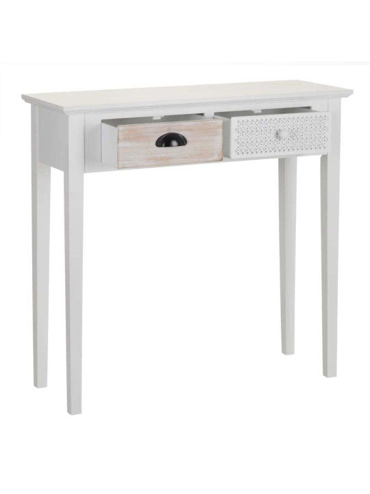 Console blanche patinée Alizée Console blanche patinée Alizée