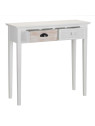 Console blanche patinée Alizée Console blanche patinée Alizée