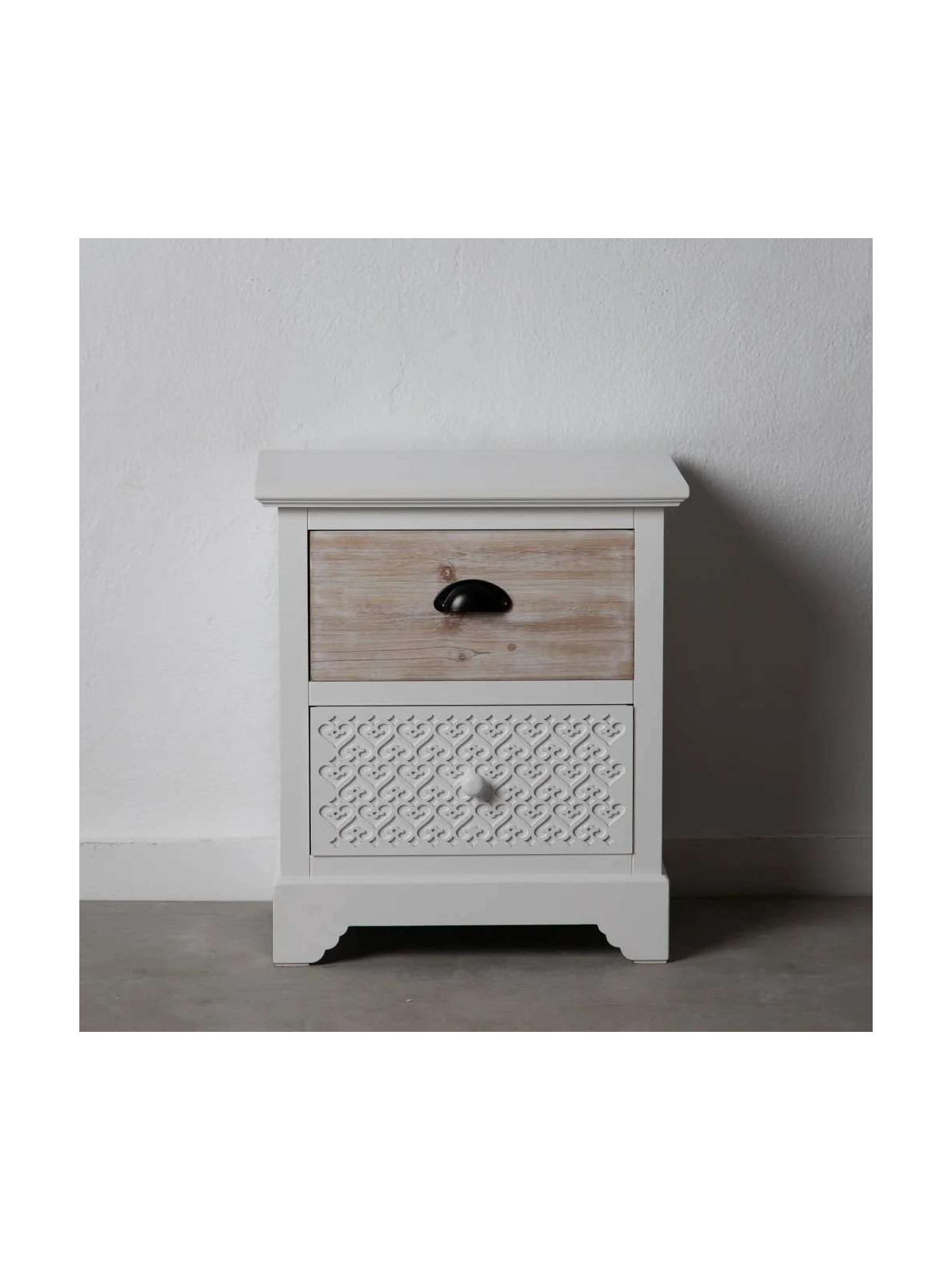 Console blanche patinée Alizée