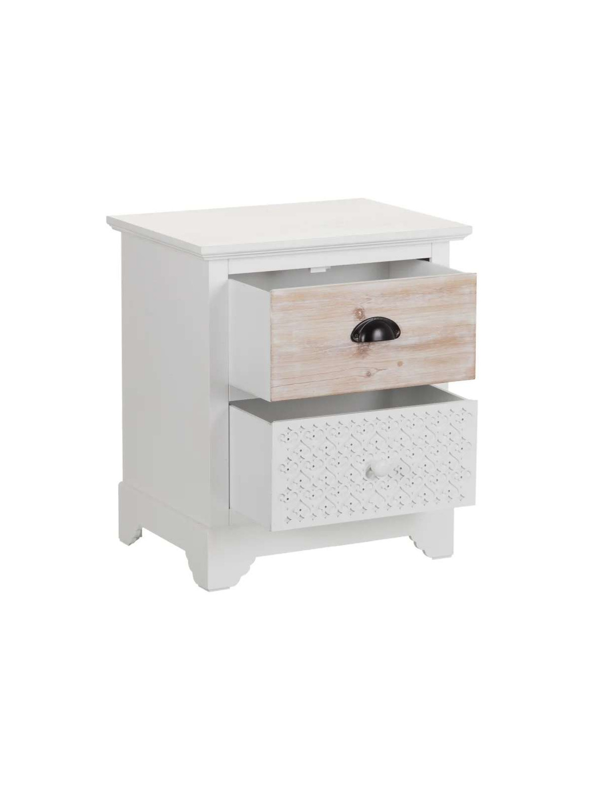 Console blanche patinée Alizée