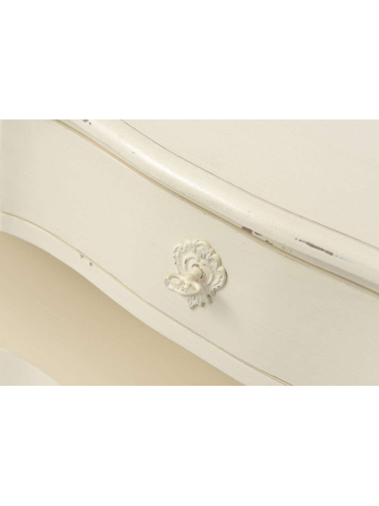 Table basse Blanche patinée Harpe