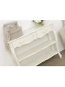 Console galbée bois blanc 2n Harpe