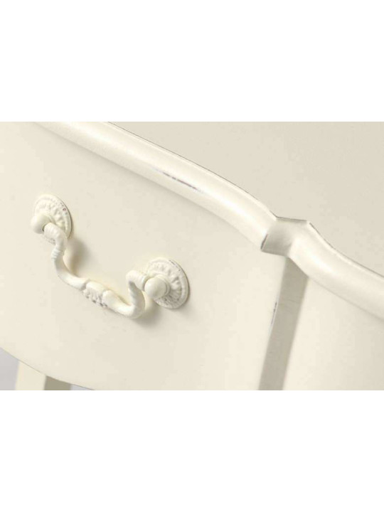Meuble TV blanc vieilli Harpe