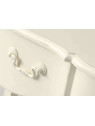 Meuble TV blanc vieilli Harpe