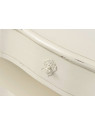 Commode bois blanc 6 tiroirs Harpe