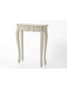 Petite console blanche patinée 60 cm