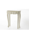 Petite console blanche patinée 60 cm