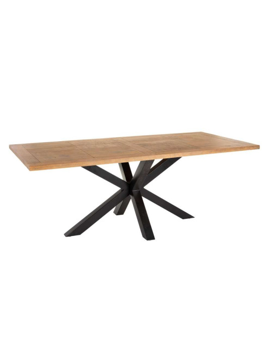 Table de salle à manger rectangulaire en bois de manguier Table de salle à manger rectangulaire en bois de manguier