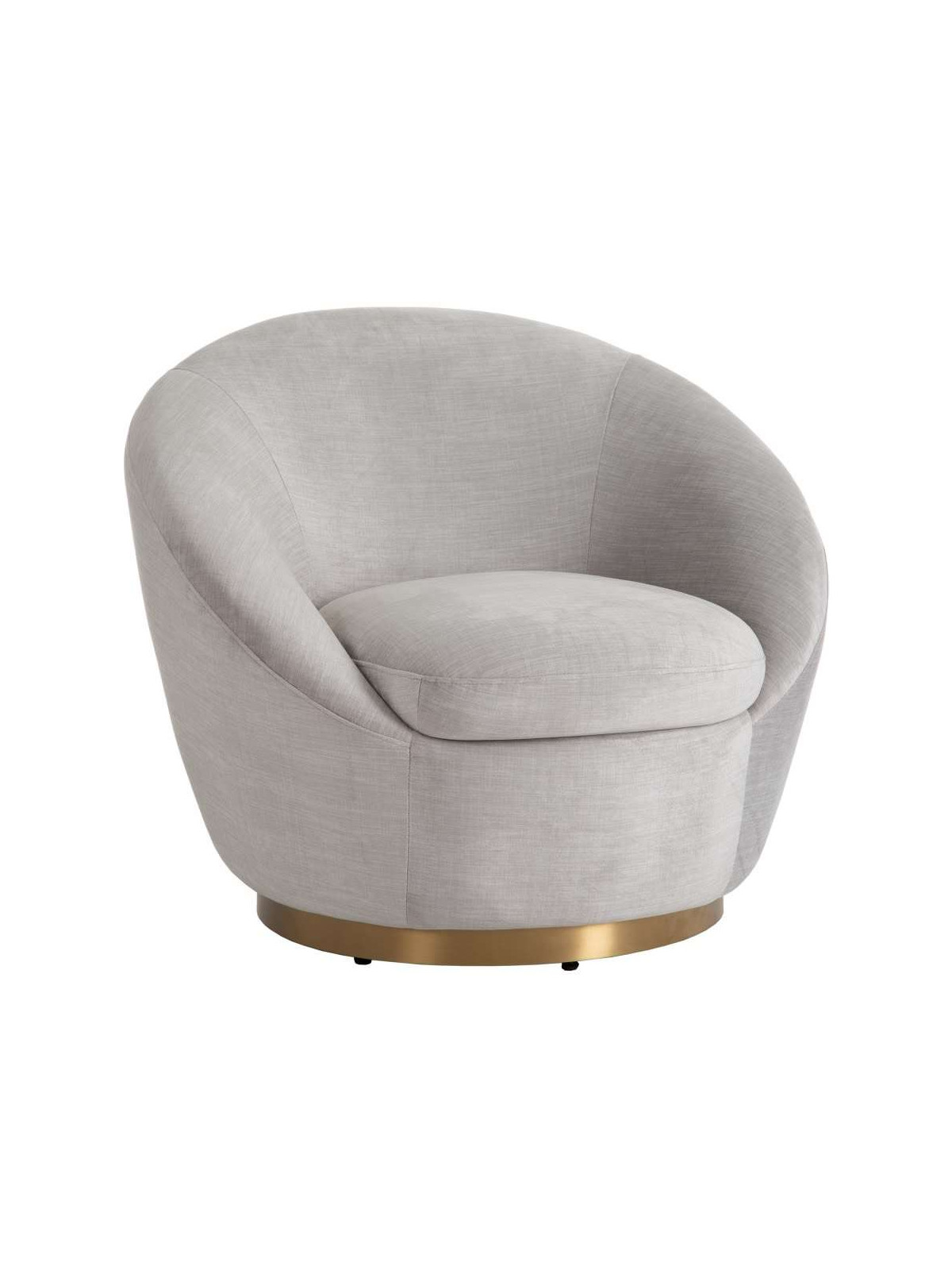 Fauteuil scandinave crème