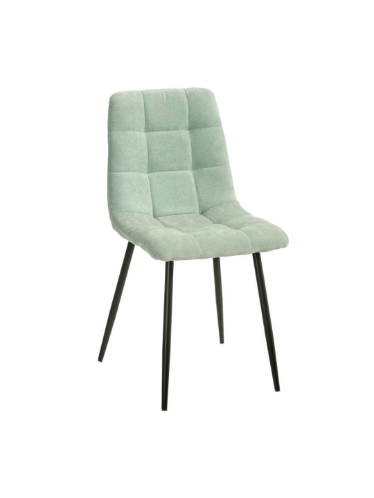 Chaise Alice en velours turquoise