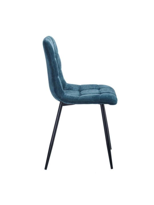 Chaise Alice en velours bleu marine Chaise Alice en velours bleu marine