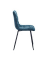 Chaise Alice en velours bleu marine Chaise Alice en velours bleu marine