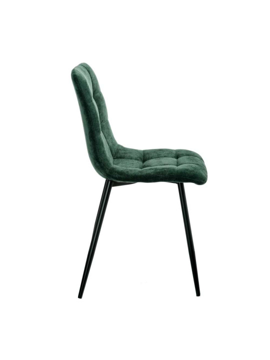 Chaise Alice en velours vert