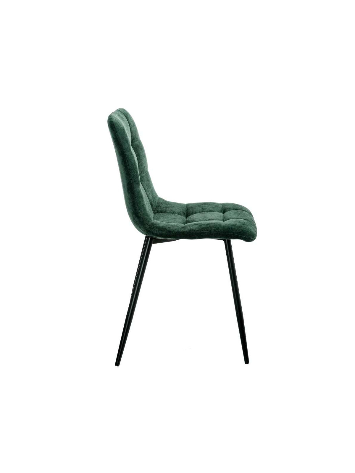 Chaise Alice en velours vert