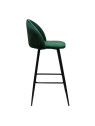Haut tabouret vintage vert