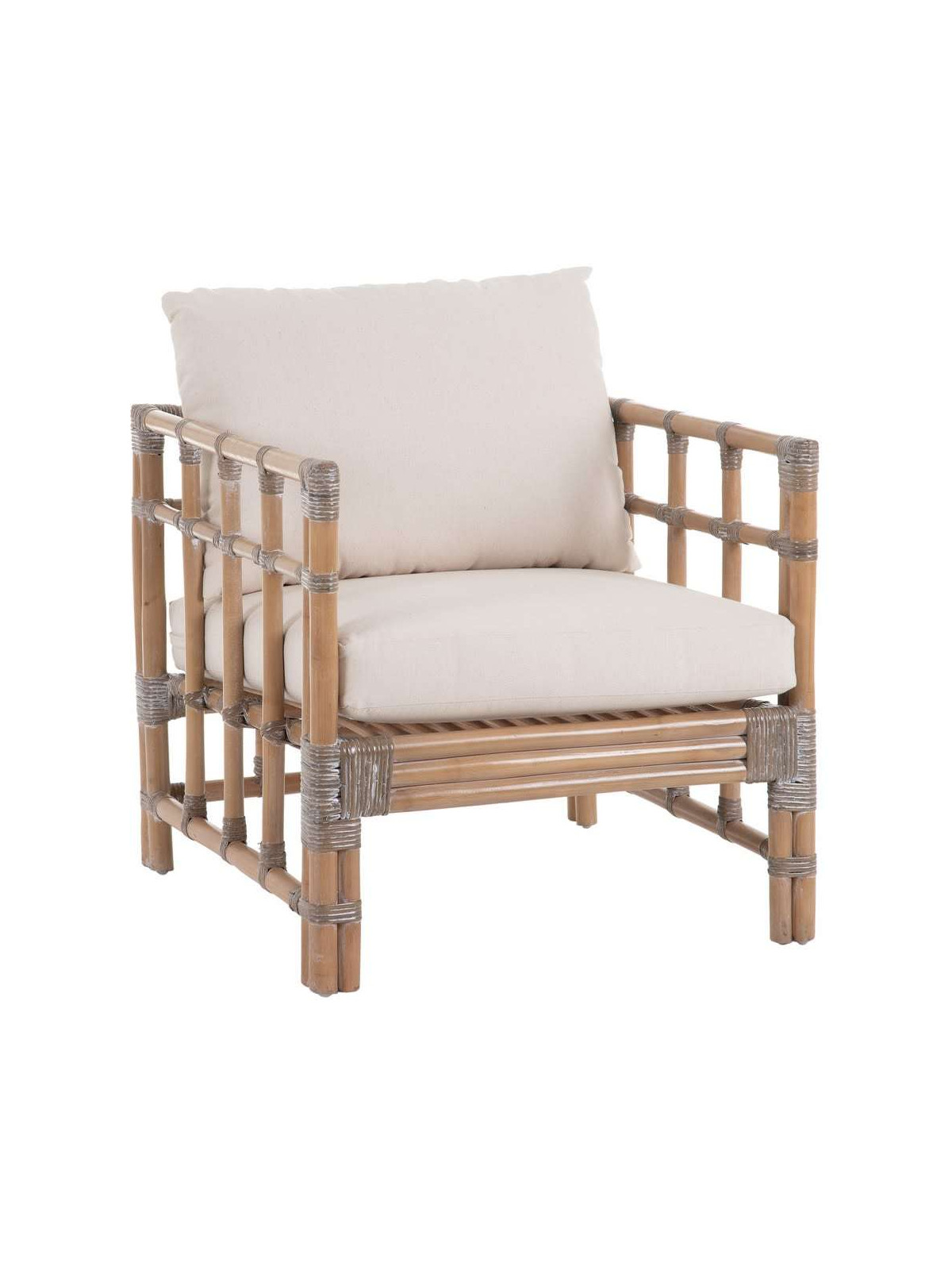 Fauteuil 1 personne en rotin Mahalia