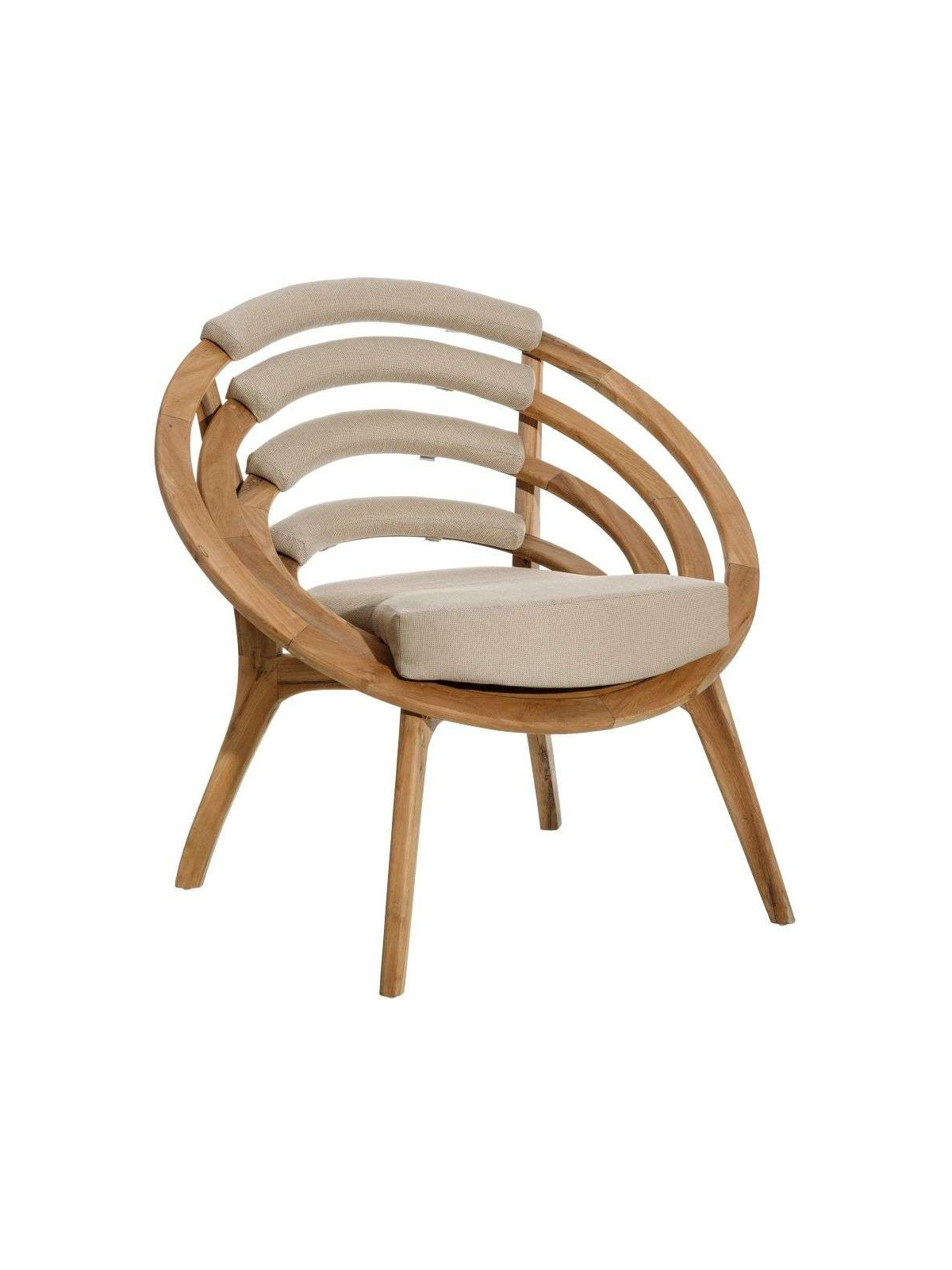 Fauteuil design en bois de Teck