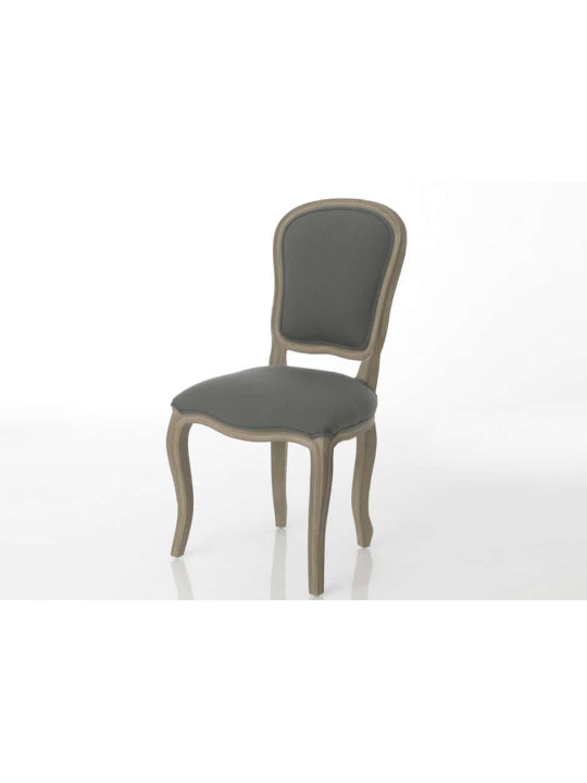 Chaise Baroque bois gris Amadeus