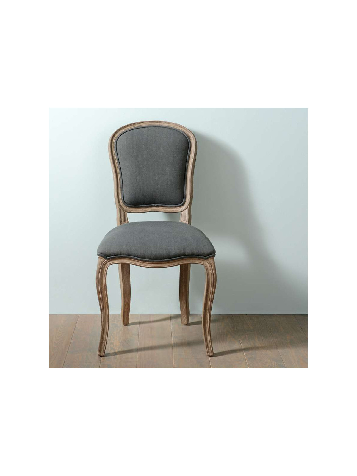 Chaise Baroque bois gris Amadeus