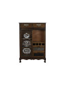 Commode vintage bois et métal Commode vintage bois et métal