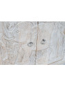 Commode sculptée en bois de manguier Commode sculptée en bois de manguier