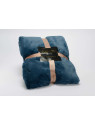 Plaid bleu nuit Amadeus