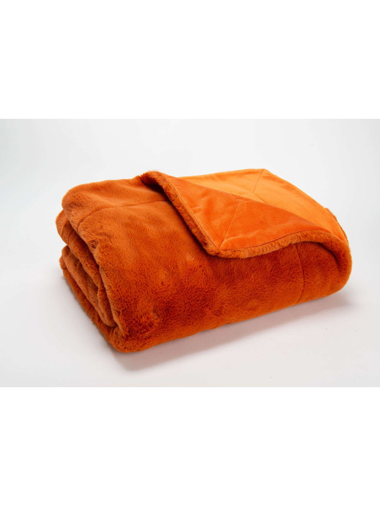 Plaid couleur safran Amadeus