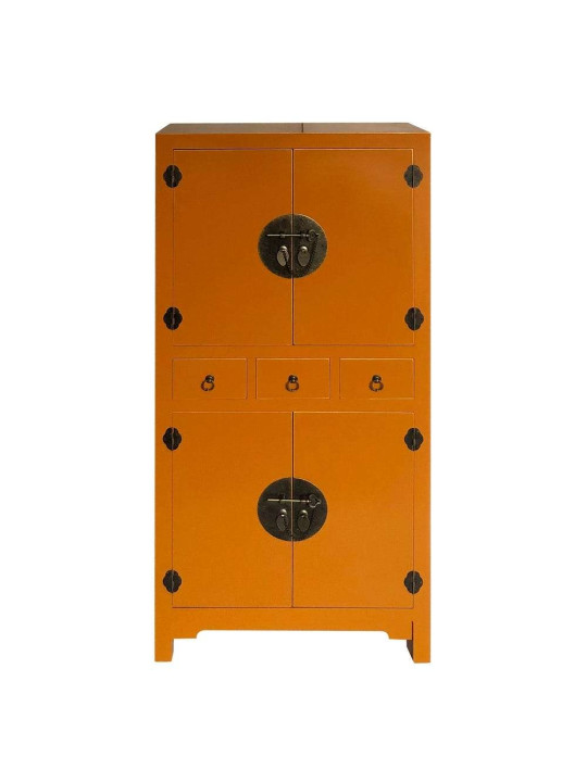 Armoire ocre 4 portes chine