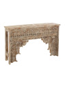 Console cérusée Maroc en bois massif