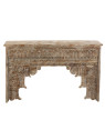 Console cérusée Maroc en bois massif